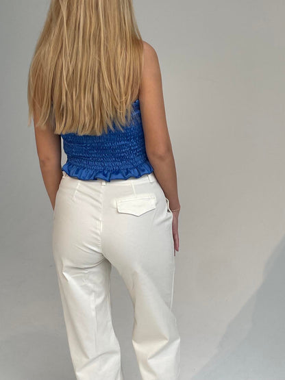 Viva canvas trousers – off white