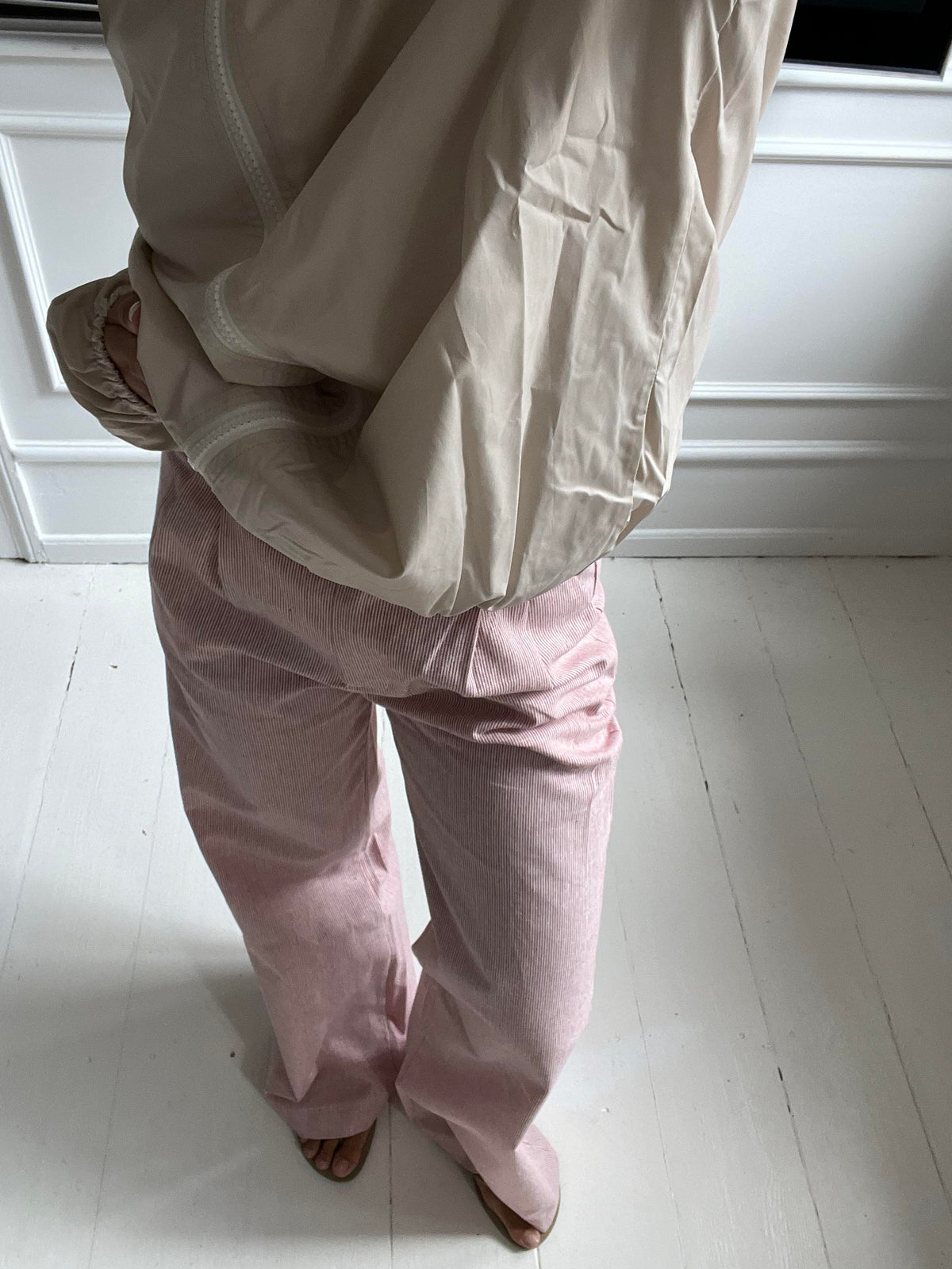 Sadie striped pants - Red/White