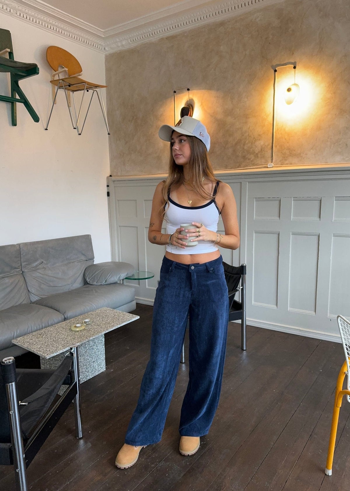 Christina corudory pants - Navy