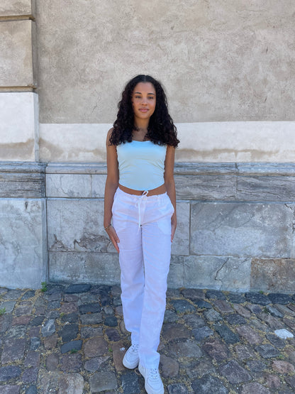 Rebecca linen pants - off white