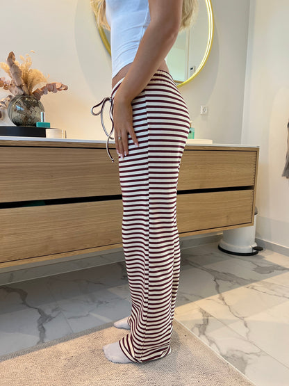 Celine striped pants - Red/white