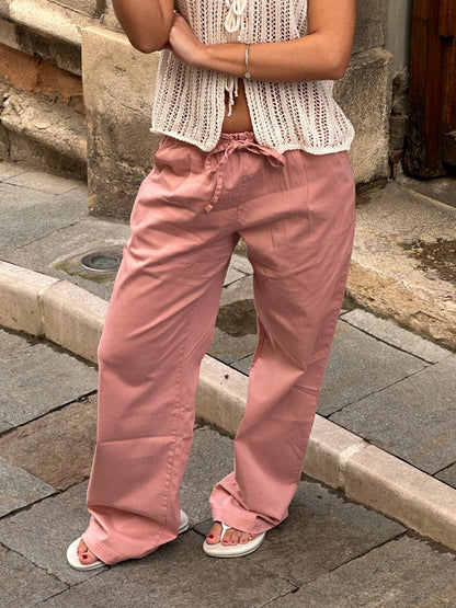 Anouk trousers with tie - Pink
