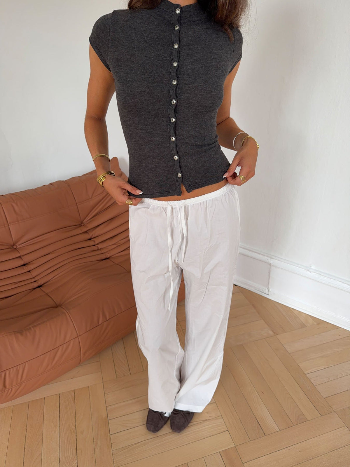 Taja trousers - White