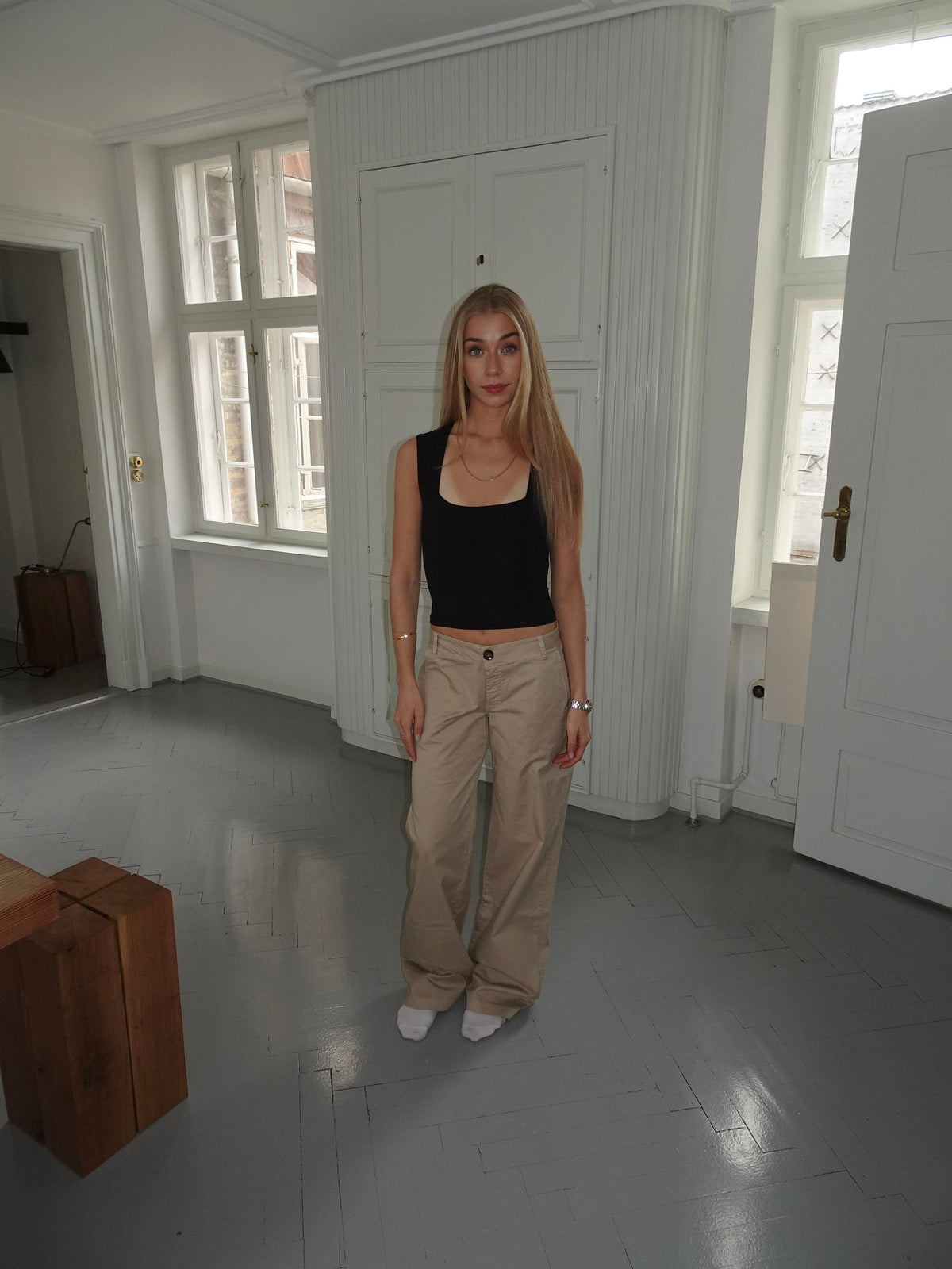 Ama canvas pants - Beige
