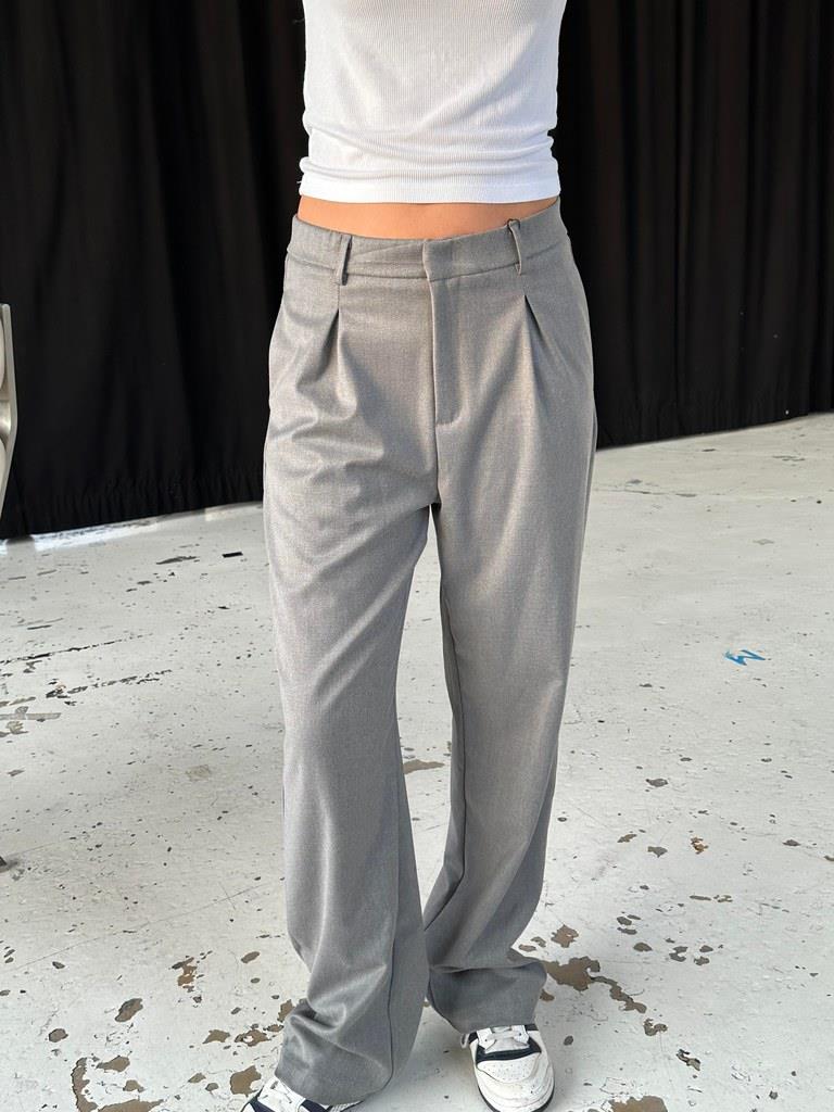 Lisette oversized suit pants - Grey