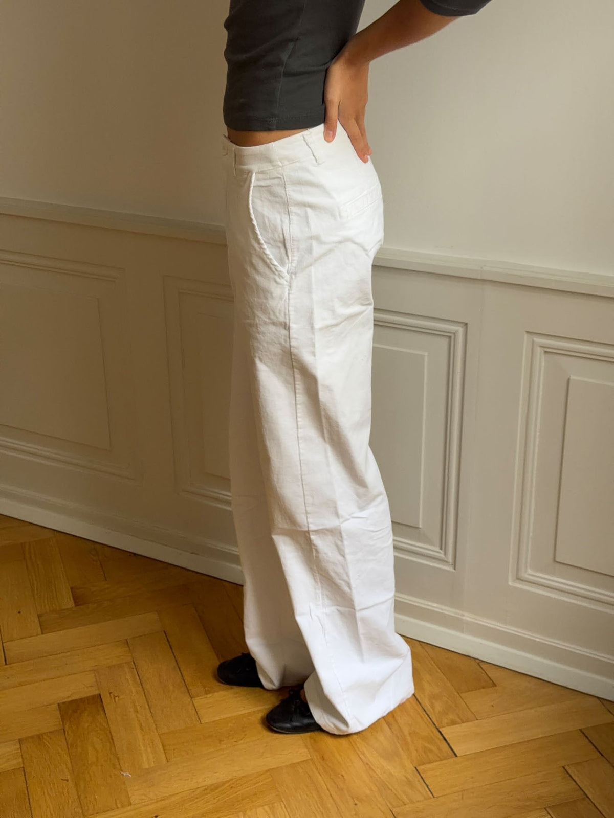 Didde corduroy pants - White