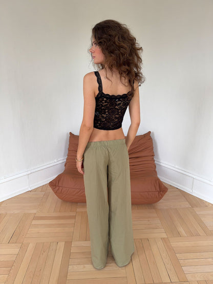 Famma loose pants - Light green