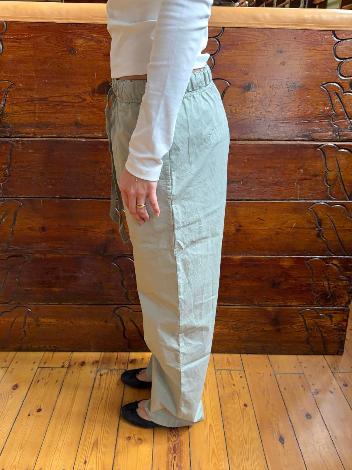 Thora straight pants - Green