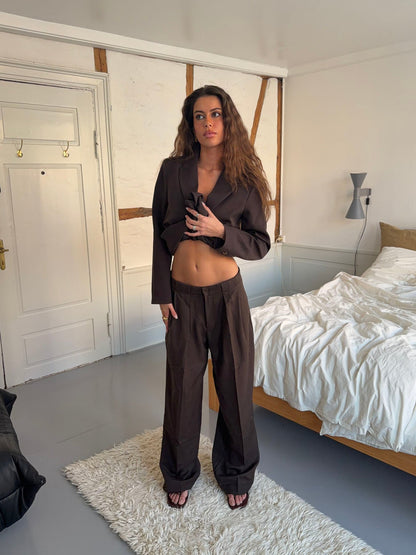 Lulo suit pants - Brown