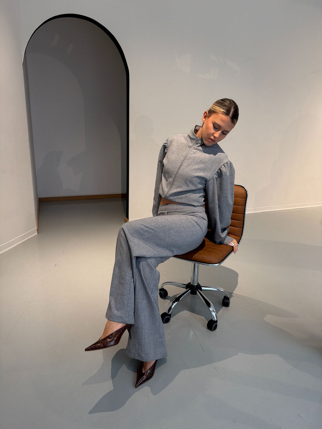 Scandivv suit pants - Grey